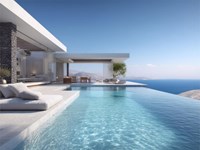¿Puedo construir una vivienda con la piscina en el tejado?
